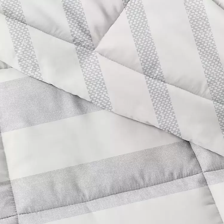 blue_faded_stripe_pc_queen_comforter_set_3.webp Blue Faded Stripe 3-pc. Queen Comforter Set>Kirklands Home Fashion