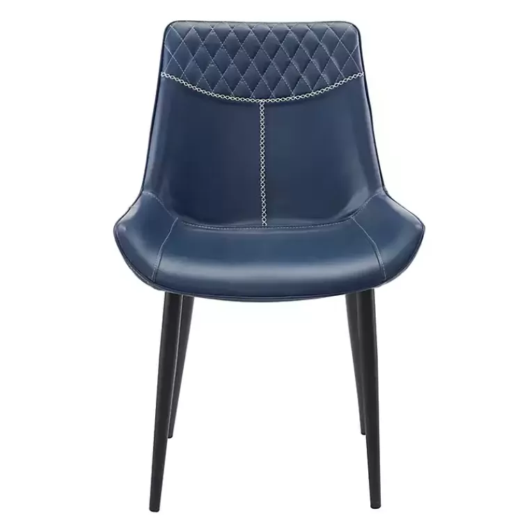 blue_faux_leather_stitched_chairs_set_of__3.webp Faux Leather Stitched Chairs, Set of 2>Kirklands Home Fashion