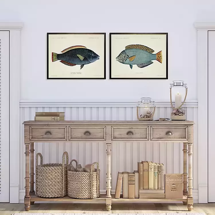 Blue Fish Framed Art Prints, Set of 2>Kirklands Home Best Sale