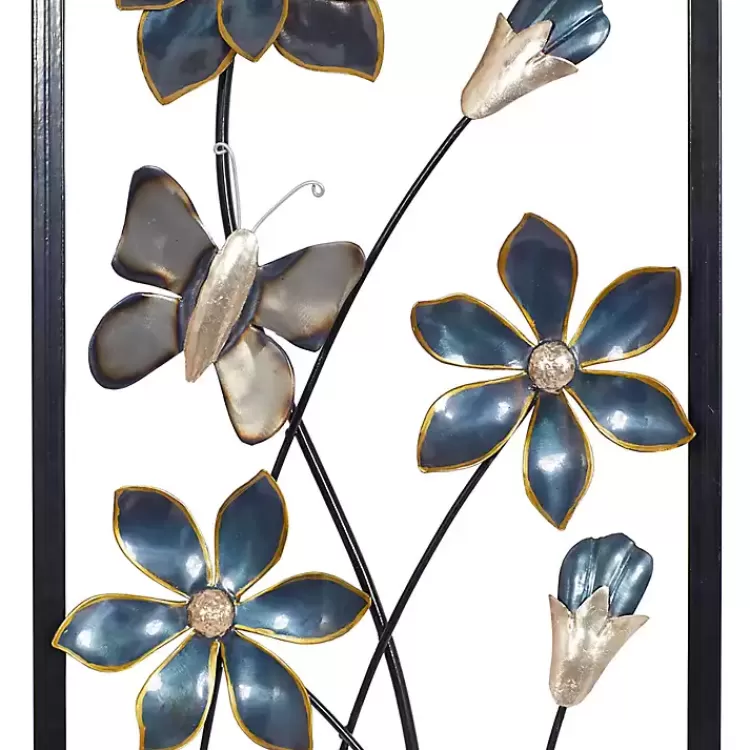 blue_floral_and_butterfly_wall_plaques_set_of__4.webp Blue Floral and Butterfly Wall Plaques, Set of 2>Kirklands Home Outlet