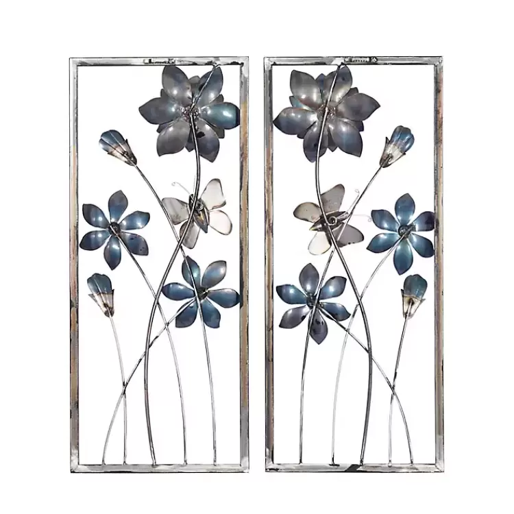 blue_floral_and_butterfly_wall_plaques_set_of__7.webp Blue Floral and Butterfly Wall Plaques, Set of 2>Kirklands Home Outlet