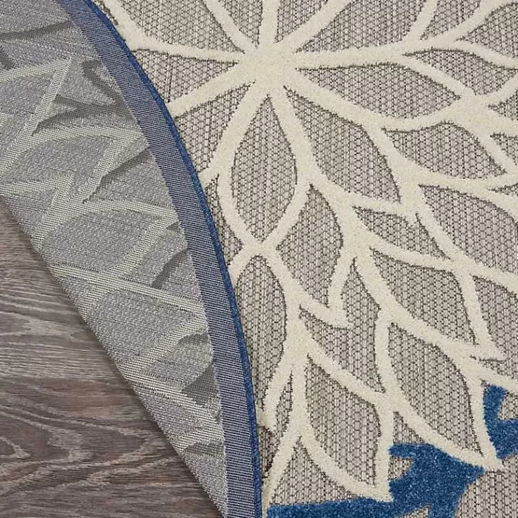 blue_floral_burst_round_outdoor_area_rug_x_2.webp Blue Floral Burst Round Outdoor Area Rug, 5x5>Kirklands Home Best Sale