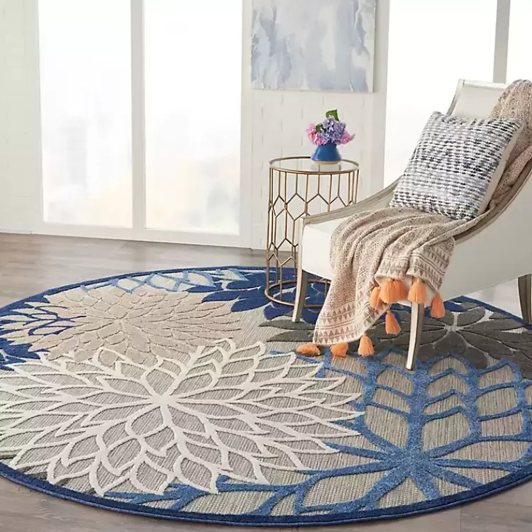blue_floral_burst_round_outdoor_area_rug_x_7-1.webp Blue Floral Burst Round Outdoor Area Rug, 7x7>Kirklands Home Online