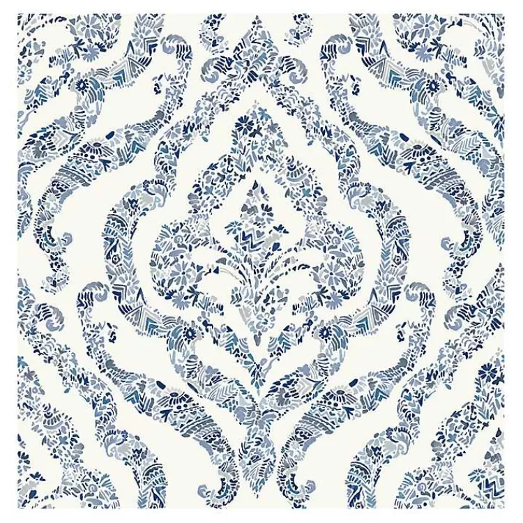 Floral Damask Pattern Peel & Stick Wallpaper>Kirklands Home Sale