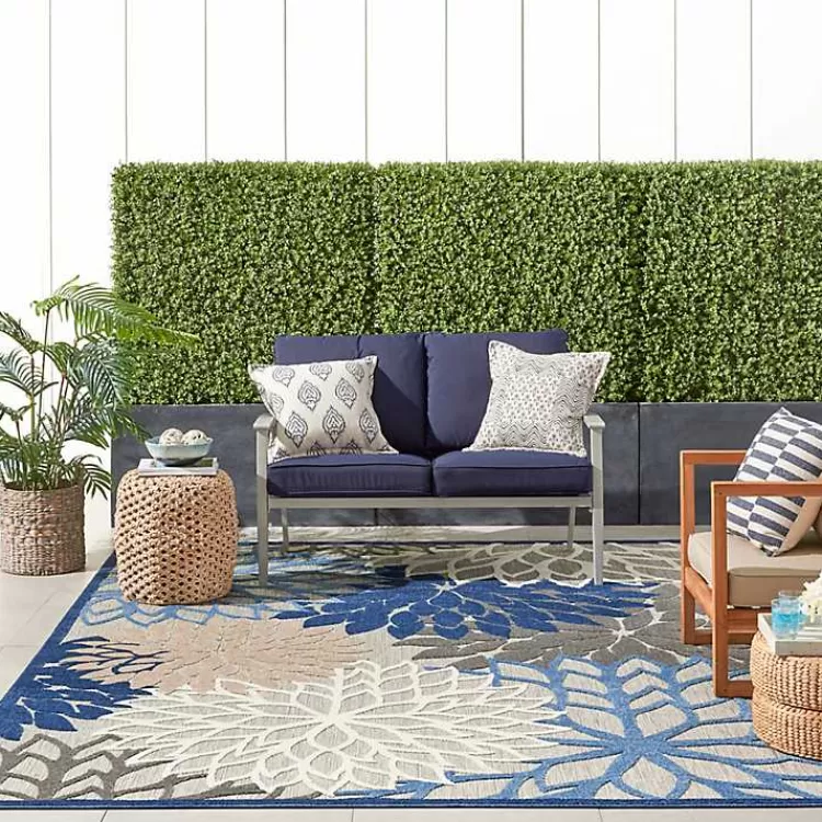 blue_floral_outdoor_area_rug_x_5-1.webp Blue Floral Outdoor Area Rug, 7x10>Kirklands Home Fashion