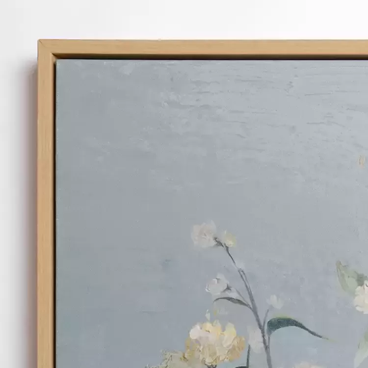 Blue Floral Still Life Framed Canvas Art Print>Kirklands Home Cheap