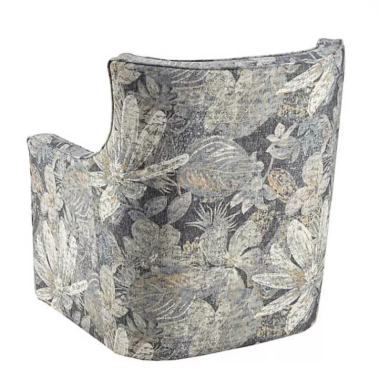 blue_floral_swivel_mica_glider_accent_chair_4.webp Floral Swivel Mica Glider Accent Chair>Kirklands Home Cheap