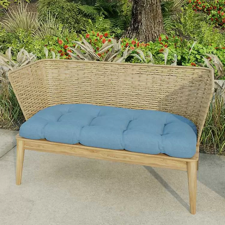 French Edge Outdoor Wicker Settee Cushion>Kirklands Home Shop