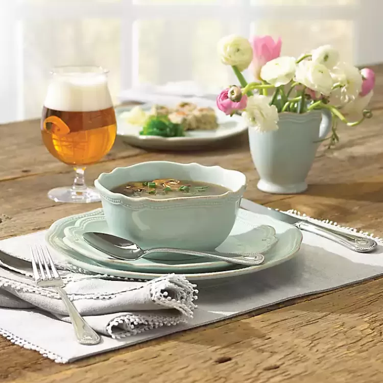 French Scalloped Bead 4-pc. Dinnerware Set>Kirklands Home New