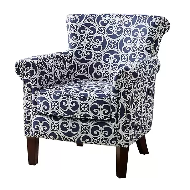 Fretwork Accent Club Chair>Kirklands Home Clearance