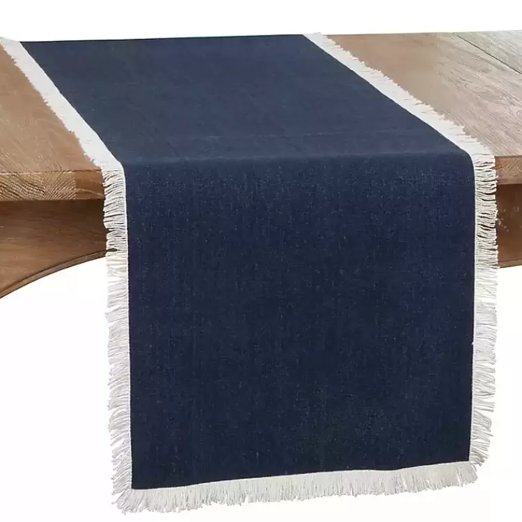 Fringe Border Table Runner, 72 in.>Kirklands Home Clearance