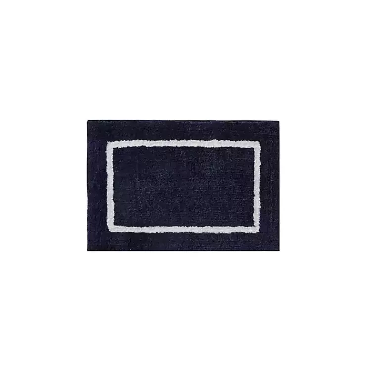 Blue Geometric Pattern Reversible Bath Mat, 34 in.>Kirklands Home Best