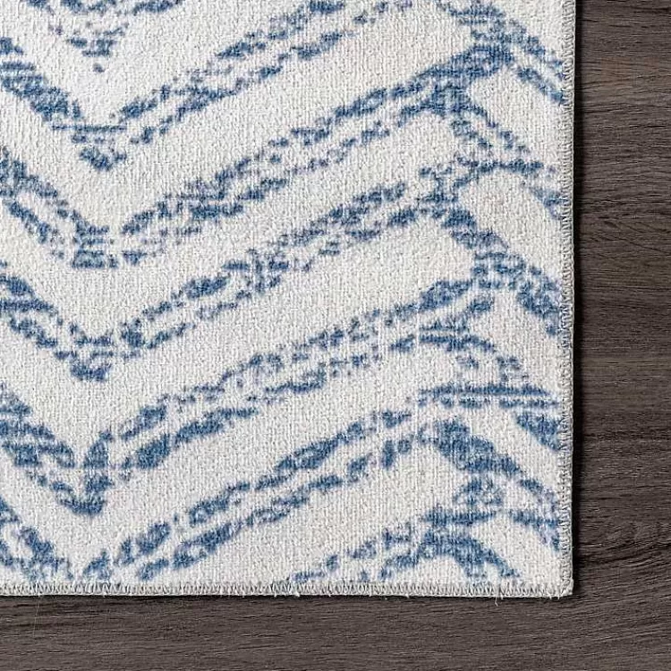 blue_geometric_pattern_washable_area_rug_x_5-2.webp Blue Geometric Pattern Washable Area Rug, 3x5>Kirklands Home Best
