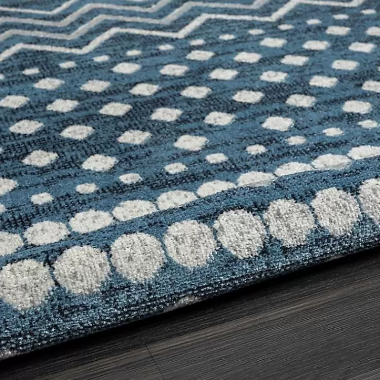 blue_geometric_stripe_washable_area_rug_x_6.webp Geometric Stripe Washable Area Rug, 5x7>Kirklands Home Sale