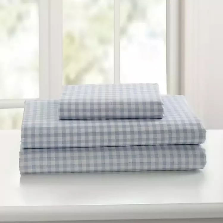 Gingham Queen 3-pc. Sheet Set>Kirklands Home Flash Sale