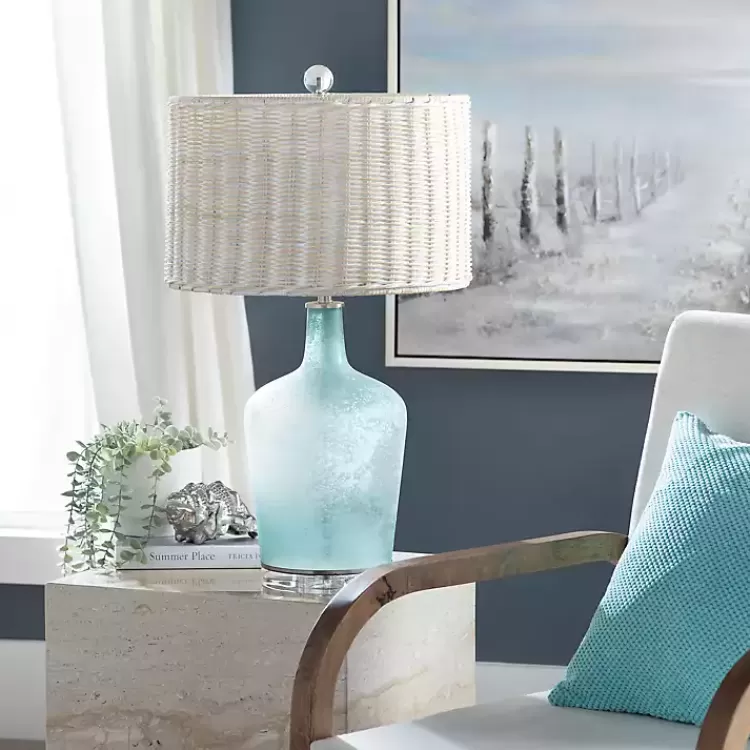 blue_glass_coastal_table_lamp_3.webp Blue Glass Coastal Table Lamp>Kirklands Home Cheap