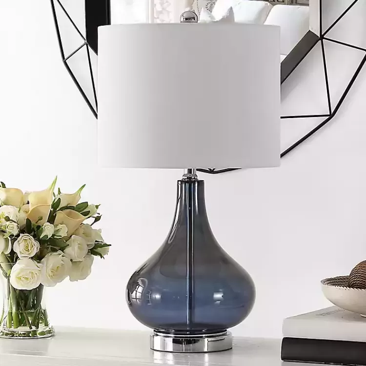 blue_glass_curved_brooks_table_lamp_3.webp Blue Glass Curved Brooks Table Lamp>Kirklands Home Best