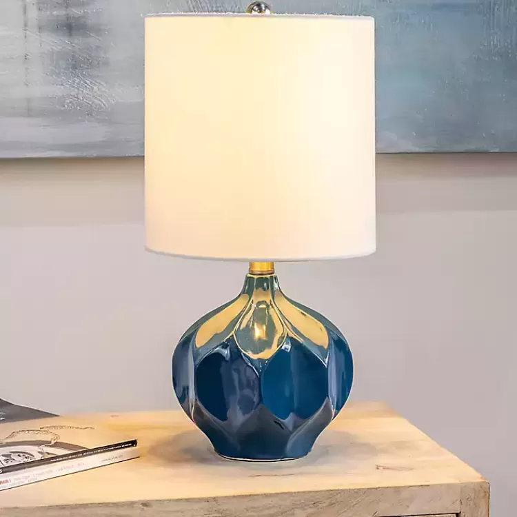 blue_glazed_geometric_table_lamp_2.webp Blue Glazed Geometric Table Lamp>Kirklands Home Online