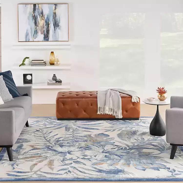blue_grand_leaf_coastal_area_rug_x_7-1.webp Blue Grand Leaf Coastal Area Rug, 7x9>Kirklands Home Shop