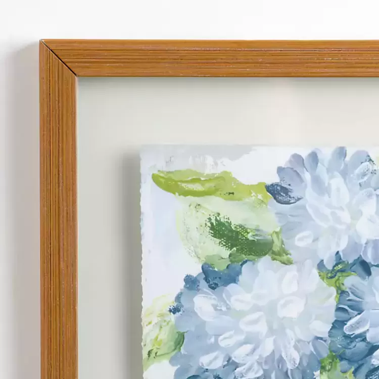 Blue Hydrangea Blooms Framed Art Print>Kirklands Home Clearance