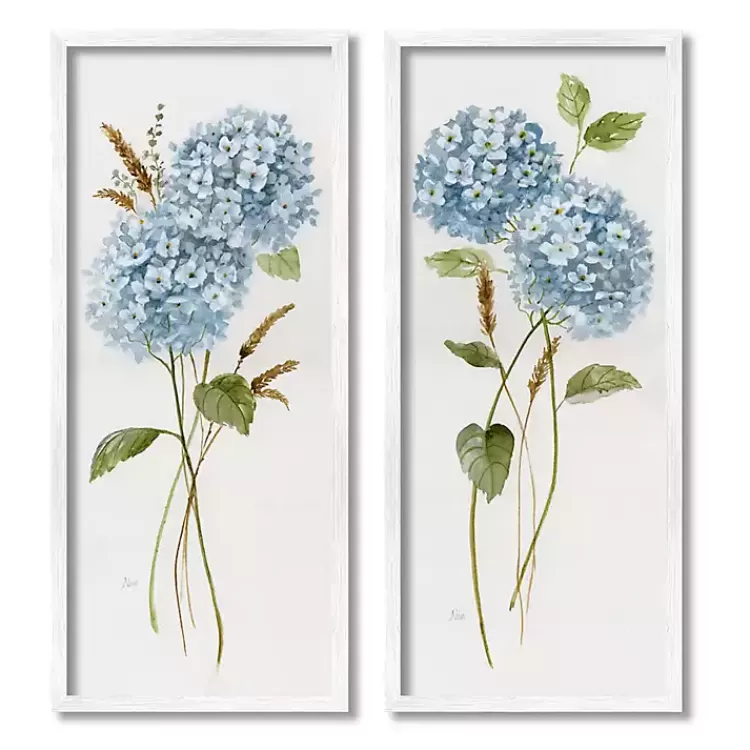 Blue Hydrangea Giclee Canvas Art Prints, Set of 2>Kirklands Home Flash Sale