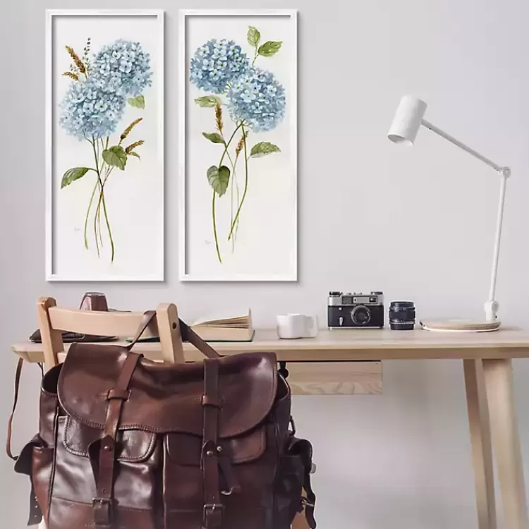Blue Hydrangea Giclee Canvas Art Prints, Set of 2>Kirklands Home Flash Sale