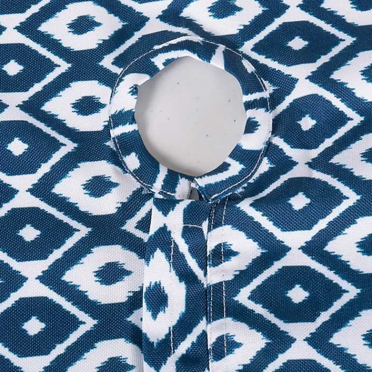 Blue Ikat Outdoor Tablecloth with Zipper>Kirklands Home Online