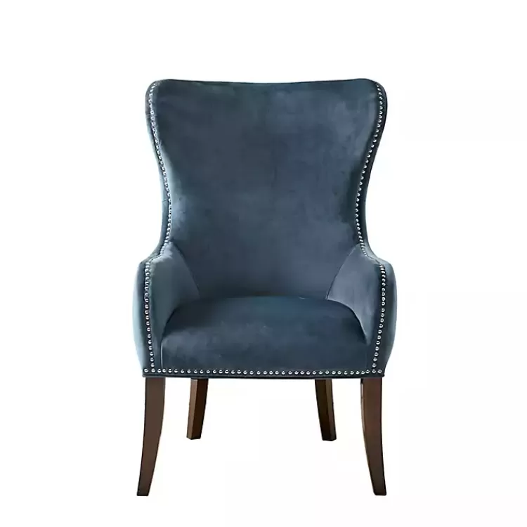 blue_ivey_button_tufted_accent_chair_2.webp Ivey Button Tufted Accent Chair>Kirklands Home Clearance