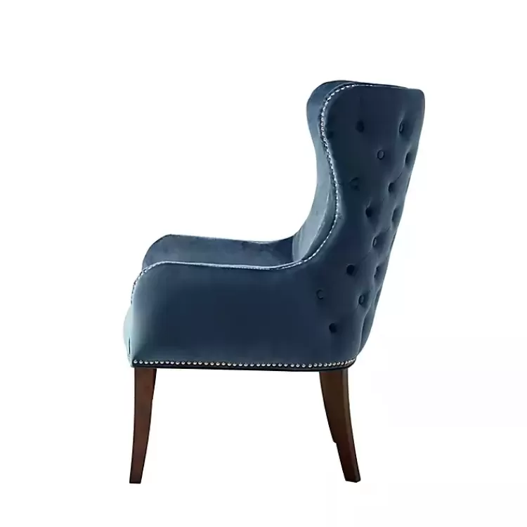 blue_ivey_button_tufted_accent_chair_3.webp Ivey Button Tufted Accent Chair>Kirklands Home Clearance