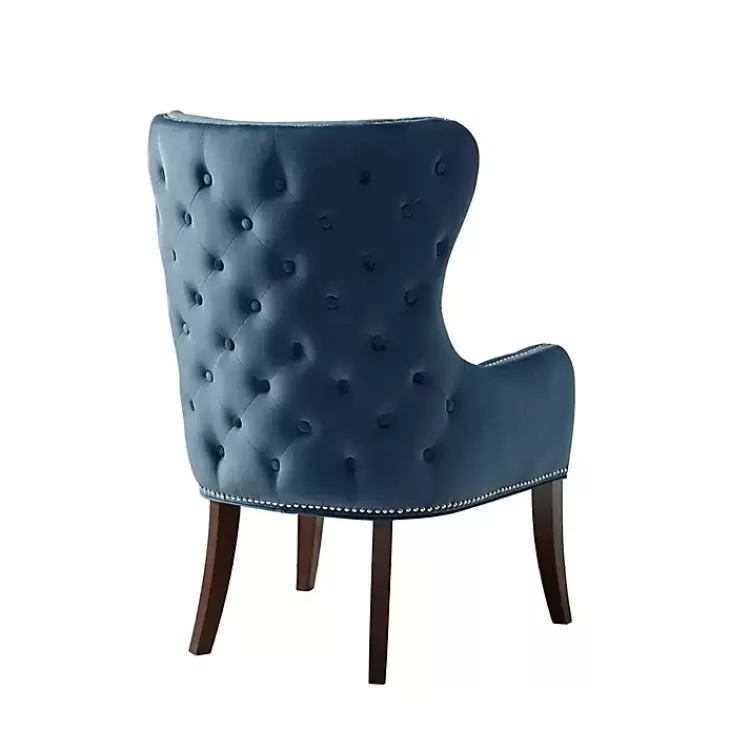 blue_ivey_button_tufted_accent_chair_4.webp Ivey Button Tufted Accent Chair>Kirklands Home Clearance