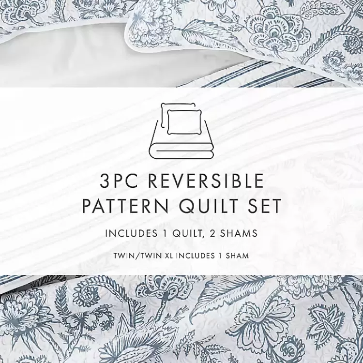 blue_jacobean_reversible_pc_twin_quilt_set_8.webp Blue Jacobean Reversible 2-pc. Twin Quilt Set>Kirklands Home Shop