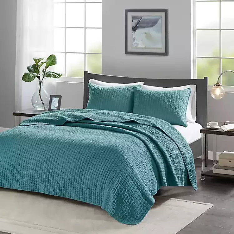 Jaxson 3-pc. Reversible King Coverlet Set>Kirklands Home Sale