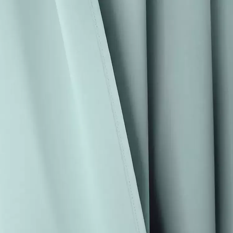 blue_knotted_curtain_panel_set__in_4.webp Knotted Curtain Panel Set, 95 in.>Kirklands Home Fashion