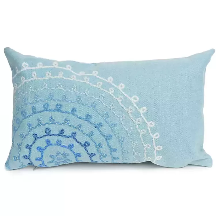 Lamontage Swirl Outdoor Lumbar Pillow>Kirklands Home Sale