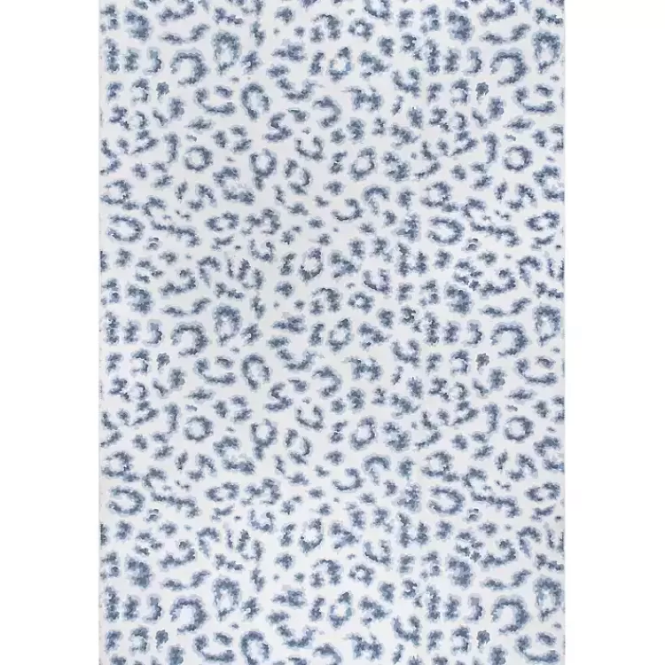 Blue Leopard Spots Washable Runner>Kirklands Home Hot