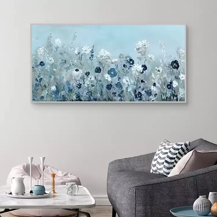 Blue Light Garden Framed Canvas Art Print>Kirklands Home Discount