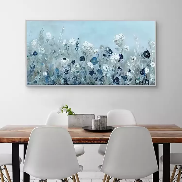 blue_light_garden_framed_canvas_art_print_2.webp Blue Light Garden Framed Canvas Art Print>Kirklands Home Discount