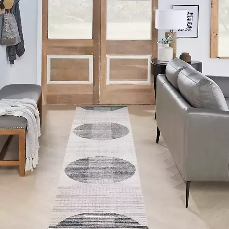 blue_linear_geometric_washable_runner_x_5.webp Blue Linear Geometric Washable Runner, 2x12>Kirklands Home Clearance