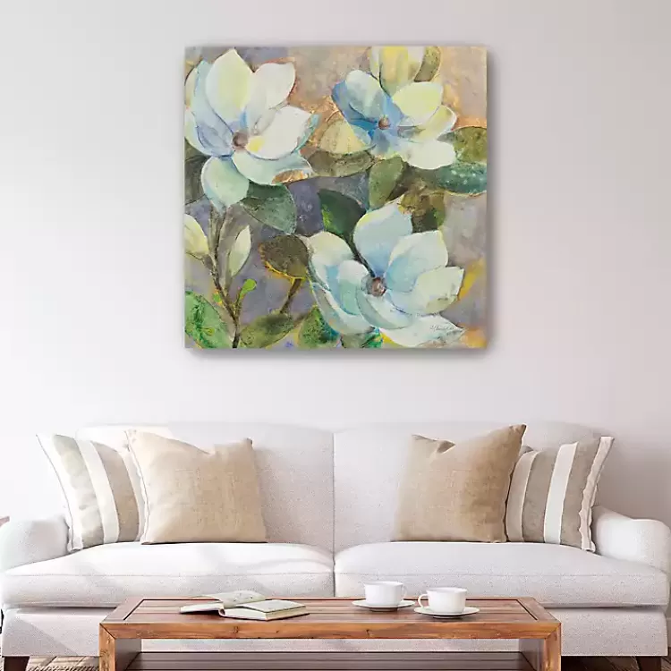 Blue Magnolias Canvas Art Print>Kirklands Home Online