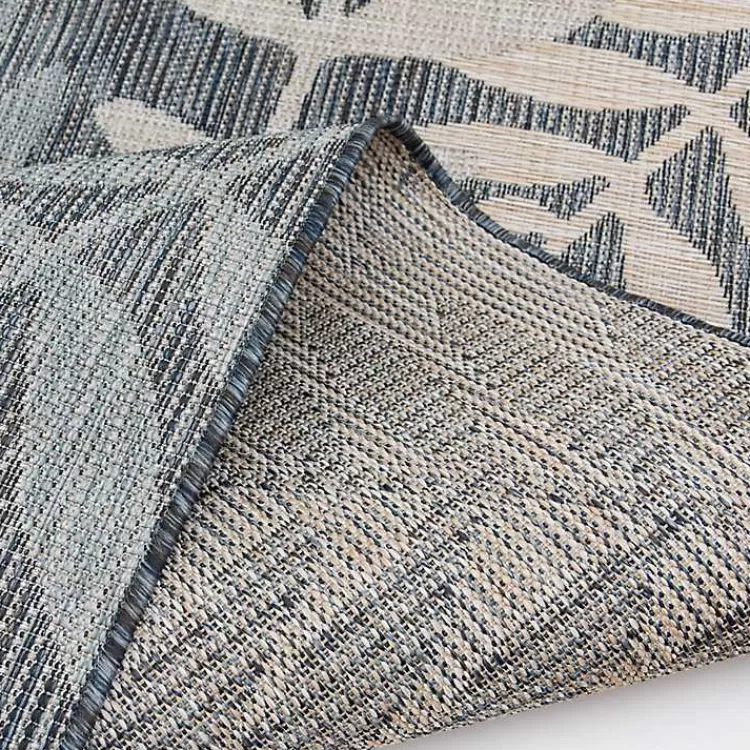 blue_malibu_leafy_outdoor_area_rug_x_5.webp Blue Malibu Leafy Outdoor Area Rug, 7x10>Kirklands Home Fashion