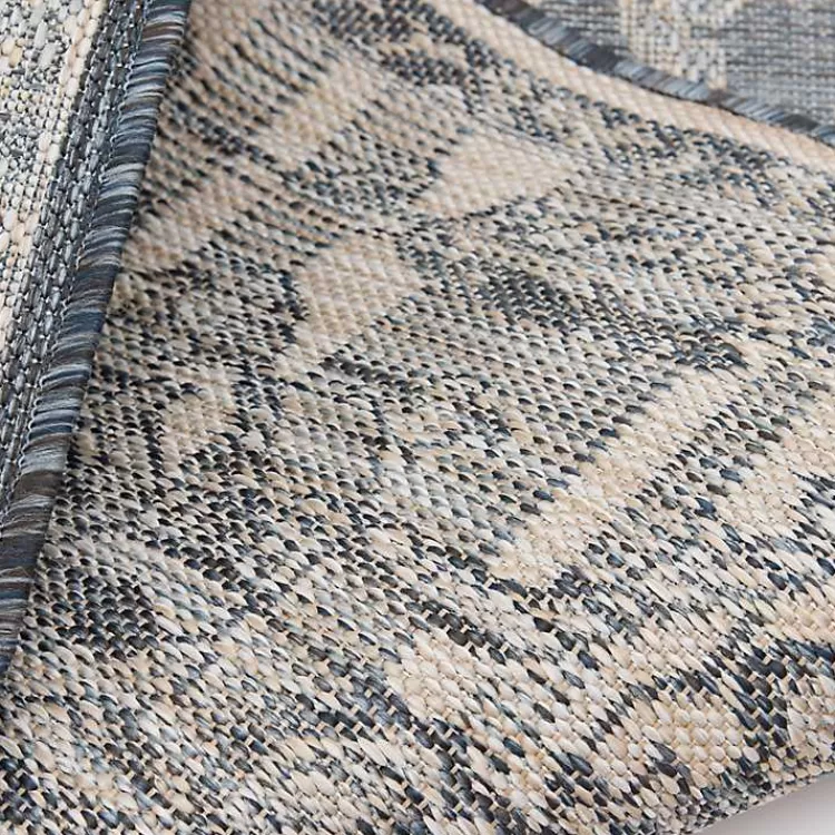 blue_medallion_lava_indooroutdoor_area_rug_x_5.webp Medallion Lava Indoor/Outdoor Area Rug, 7x9>Kirklands Home Outlet