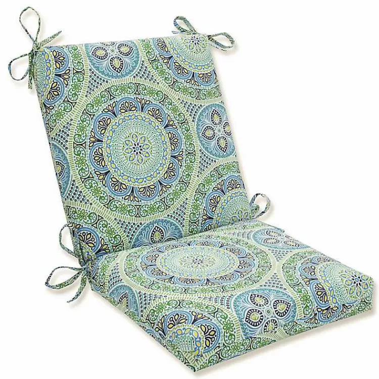 Blue Medallion Outdoor Chair Cushion>Kirklands Home Outlet