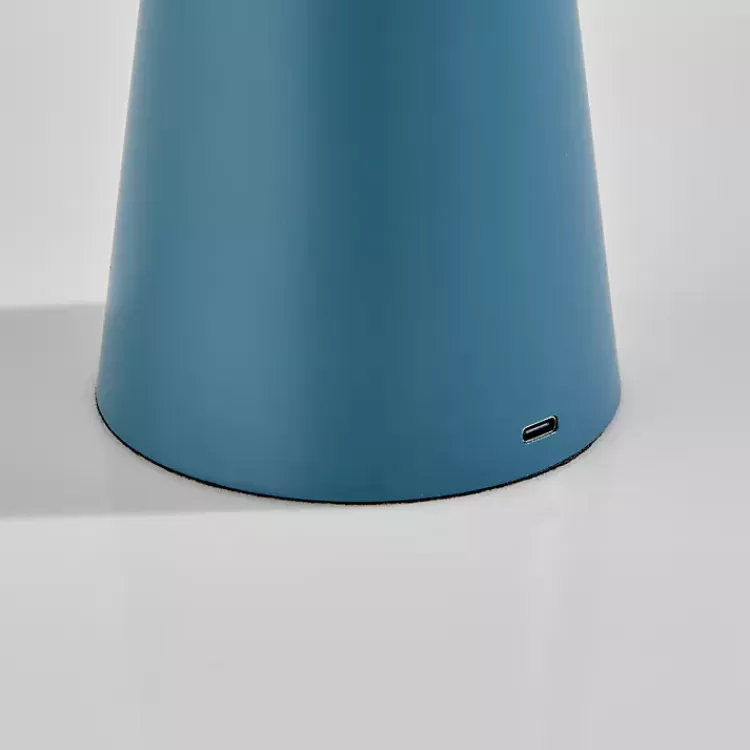 blue_metal_cordless_lamp_with_white_ribbed_shade_3.webp Metal Cordless Lamp with White Ribbed Shade>Kirklands Home Cheap