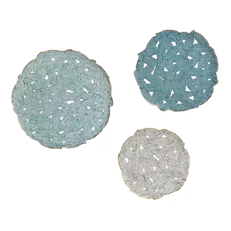 Metal Feather Round Wall Plaques, Set of 3>Kirklands Home Best Sale