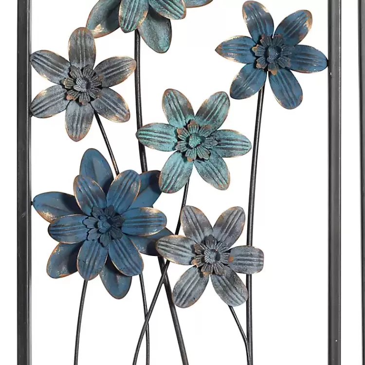 blue_metal_floral_panel_wall_plaques_set_of__4.webp Metal Floral Panel Wall Plaques, Set of 2>Kirklands Home Clearance