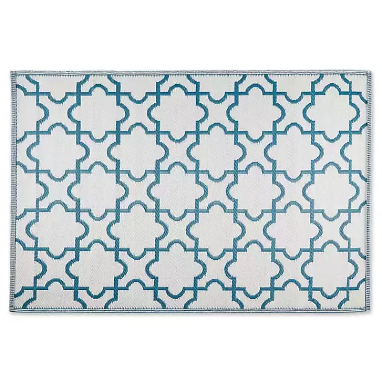 blue_moroccan_trellis_outdoor_area_rug_x_2.webp Blue Moroccan Trellis Outdoor Area Rug, 4x6>Kirklands Home Store