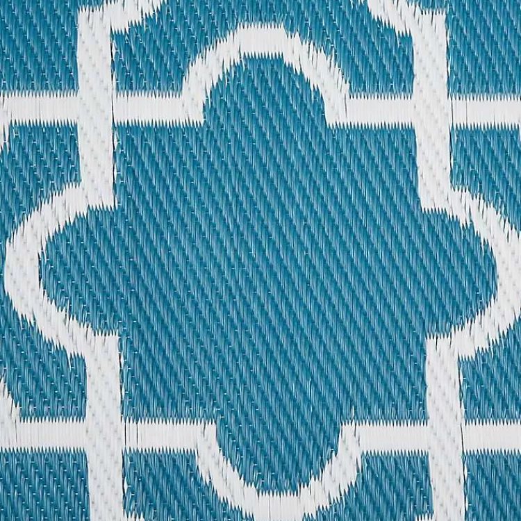 blue_moroccan_trellis_outdoor_area_rug_x_5.webp Blue Moroccan Trellis Outdoor Area Rug, 4x6>Kirklands Home Store