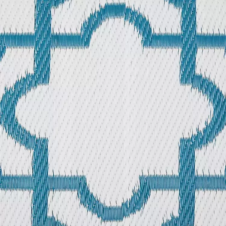 blue_moroccan_trellis_outdoor_area_rug_x_8.webp Blue Moroccan Trellis Outdoor Area Rug, 4x6>Kirklands Home Store