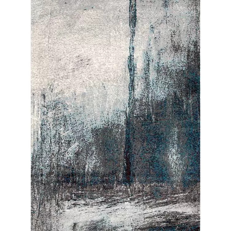 Blue Nora Abstract Area Rug, 5x8>Kirklands Home Store