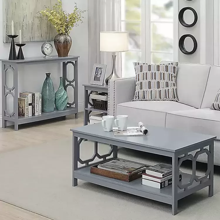 blue_octagon_shelf_accent_table_4.webp Octagon 2-Shelf Accent Table>Kirklands Home Sale